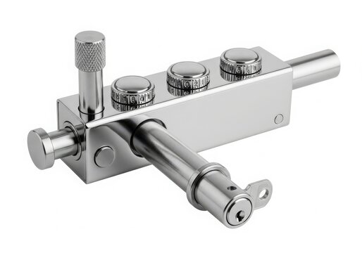 A 3d wireframe model of a complex mechanical assembly isolated on white background