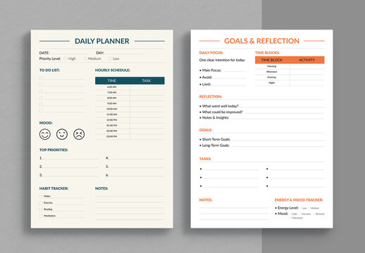 Planner Template Layout
