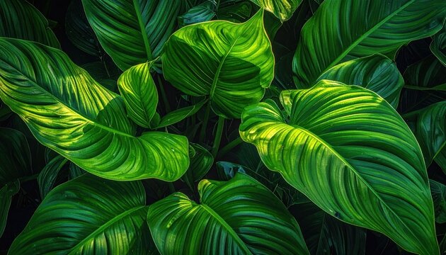 Green leaves