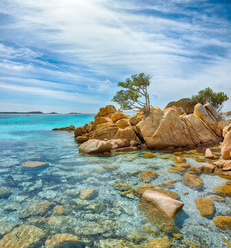 Unbelivable view of Capriccioli beach in Costa Smeralda.
