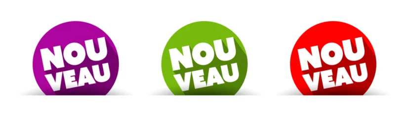  Text "Nouveau" , "New" in french © Brad Pict