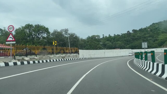 Kangra Dharamshala Road going towards Dharamshala from Kangra side himachal pradesh india 01