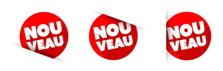  Text "Nouveau" , "New" in french © Brad Pict