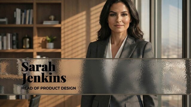 Corporate Glass Lower Third