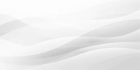 Fototapeta premium Abstract white and blue wavy background vector featuring a soft silk texture with smooth flowing satin curves and elegant water shapes for a light textile wallpaper design