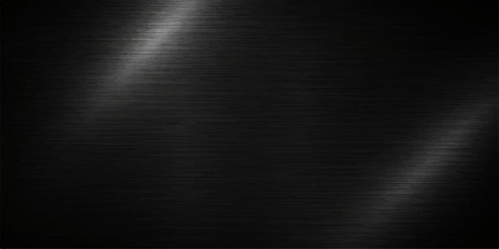A sleek silver brushed metal texture background featuring a shiny stainless steel surface with a dark gray industrial plate pattern for a modern metallic wallpaper design