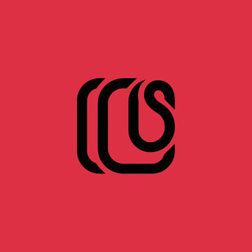 Abstract Logo Design Featuring Intertwined Letters LCS.