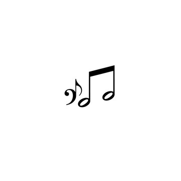 A sharp eighth note and a quarter note