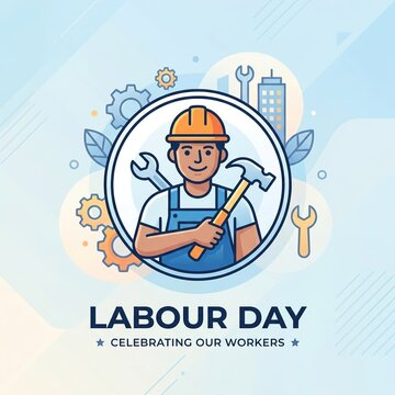 Honouring Workers Worldwide &ndash; Labour Day Appreciation Poster