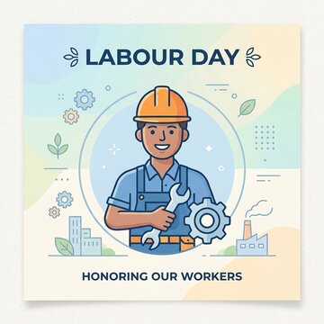 Honouring Workers Worldwide &ndash; Labour Day Appreciation Poster
