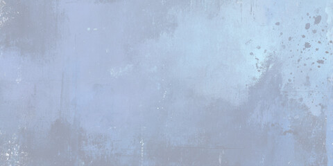 Fototapeta premium Vector illustration of a worn blue-gray concrete wall with scratches and stains for backgrounds or textures