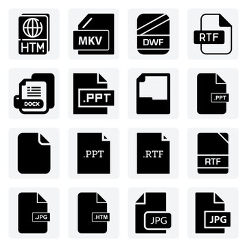 Digital Media And Web File Types &ndash; Mkv Video, Jpg Images, And Html Web Page Representations For App Design