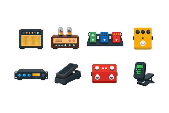 Guitar Gear Icons Collection