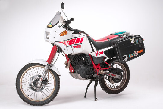 BOLOGNA, ITALY - settembre 25, 2003: Motorcycle Yamaha XT 600 T&eacute;n&eacute;r&eacute;. private collection on display