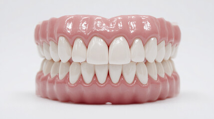 Obraz premium 3D Realistic Tooth Model Close-up