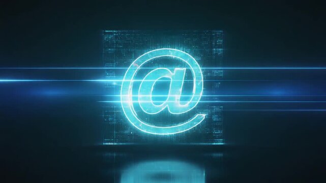 The "@" symbol. At sign.