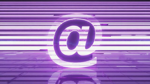 The "@" symbol. At sign.