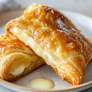 Freshly Baked Quesitos with Cream Cheese Filling