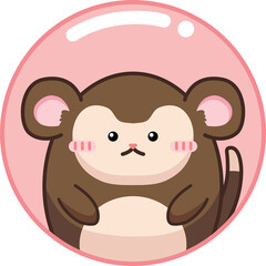 Fototapeta premium 12 Zodiac Animals (Monkey)_png