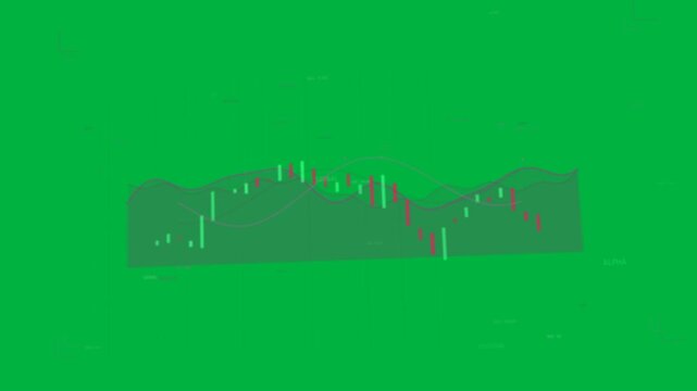Magenta area sweeping candles filling spike causing MA dropping showing market on transparent BG