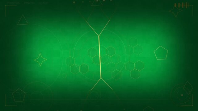 Band showing gold Y-spine growing hex filling rings pulsing HUD showing network on transparent bg