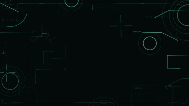 Pulse starting HUD activating into full view, cyan icons pulsing, showing telemetry on transparent