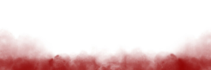 Dark Red Color Smoke Burst PNG Isolated on Transparent Background, Realistic Fog Mist Overlay for Photo Manipulation, Graphic Design and Visual Effects