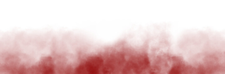 Dark Red Color Vapor Smoke PNG Isolated on Transparent Background, Soft Fog Mist Texture Overlay for Photo Editing, Creative Design and Digital Artwork