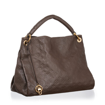 Louis Vuitton Artsy bag in brown Monogram Empreinte leather and gold hardware. Milan, Italy, October 3_2025