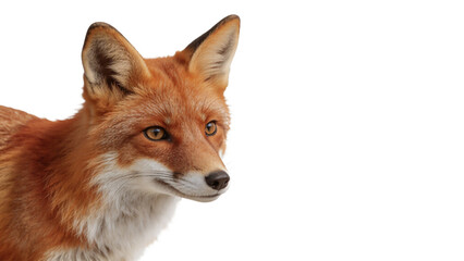 Obraz premium Red fox portrait with copy space