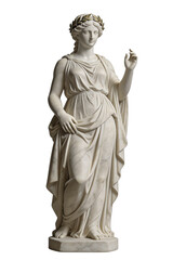 Obraz premium Classical Marble Woman Statue with Laurel Wreath