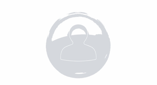 Generic user icon, default profile picture, social media avatar