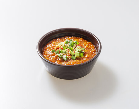 쌈장,쪽파,홍고추,옹기,종지