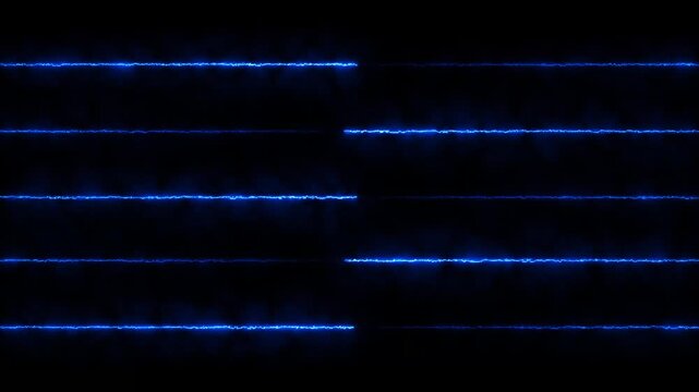 Abstract glowing neon lights blinking lines moving animation. colorful neon line moving on background. Seamless loop animation of glowing neon lines streaming across on black background 4k video..