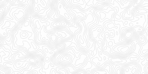 Minimal topography map area wallpaper. vector topo paper lines. Topographic contour lines grid map pattern. Geographic mountain relief. Contour hiking design. © MdLothfor