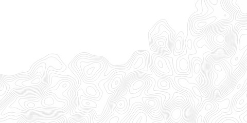 Minimal topography map area wallpaper. vector topo paper lines. Topographic contour lines grid map pattern. Geographic mountain relief. Contour hiking design. © MdLothfor