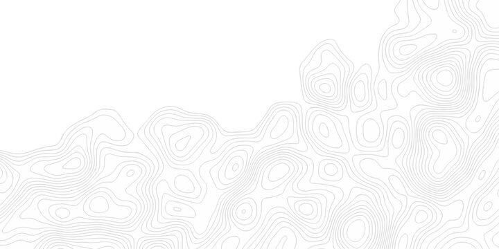 Minimal topography map area wallpaper. vector topo paper lines. Topographic contour lines grid map pattern. Geographic mountain relief. Contour hiking design.