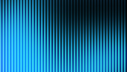 Modern blue ribbed glass background with abstract vertical fluted texture © MM