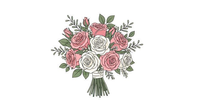 Wedding Floral Arch & Tropical Floral Border