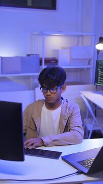 Programmer developer coding script