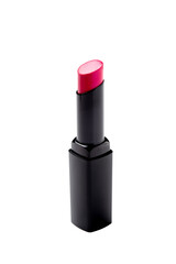 Obraz premium Red lipstick isolated on transparent background. Makeup product