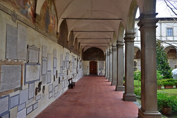 Obraz premium Firenze, il fiume Arno al Ponte Vecchio, Toscana, Italia