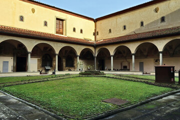 Fototapeta premium Firenze, la chiesa ed il convento di San Marco, Toscana, Italia