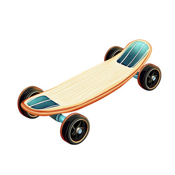 Modern Waveboard Scooter Design Vector Illustration