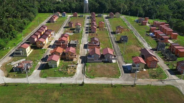 Wide cinematic shot of open street perspective at Camella Homes Alfonso Cavite Philippines