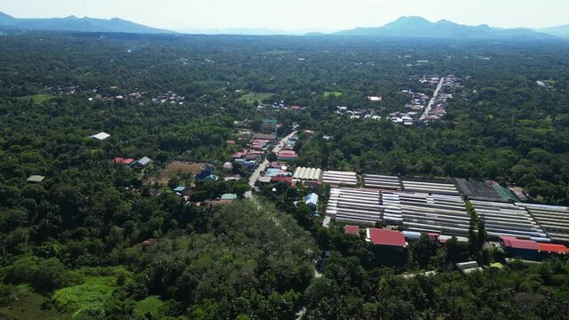 Slow pan across peaceful neighborhood showcasing finished homes and quiet Alfonso residential surroundings at Camella Homes Alfonso Cavite Philippines