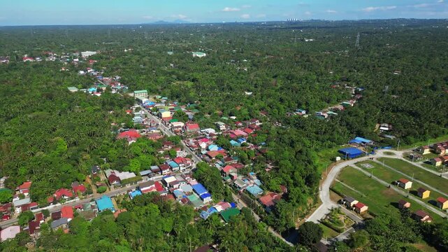 Top view revealing organized neighborhood layout with clean houses, roads, and surrounding Alfonso community environment at Alfonso Cavite Philippines