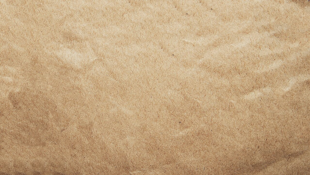 Aged Brown Paper Background. Natural Brown Paper Texture. Recycled Brown Paper Surface. Minimal Brown Paper Background