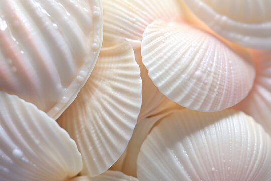 Sea shell texture seashell clam macro photography.