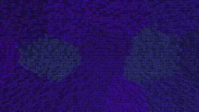Abstract dark blue and purple textured 3D block pattern background
